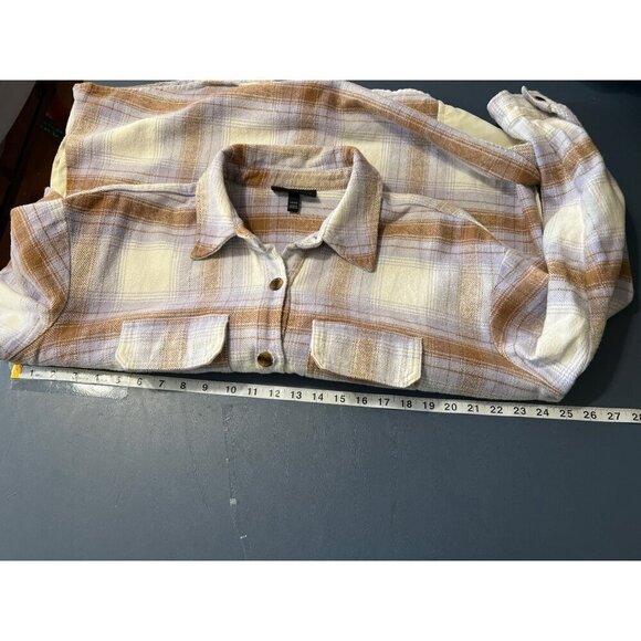 Lane Bryant Shacket 14/16 Button-Up Plaid Shirt / Jacket Outdoor Gorpcore - Picture 5 of 12